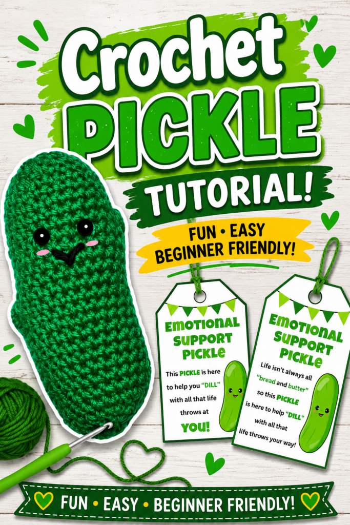 crochet pickle pattern