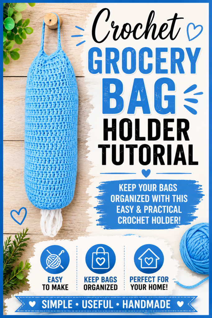 How to Crochet a Grocery Bag Holder