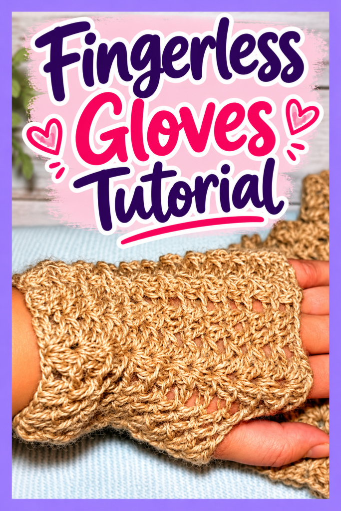 How to Crochet Fingerless Gloves