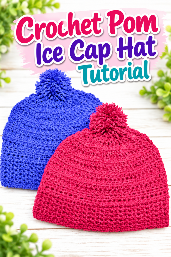 How to Crochet a Pom Hat