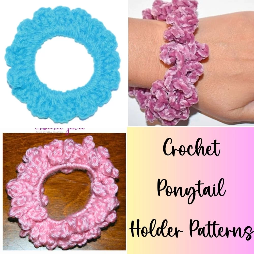 Crochet Ponytail Holders