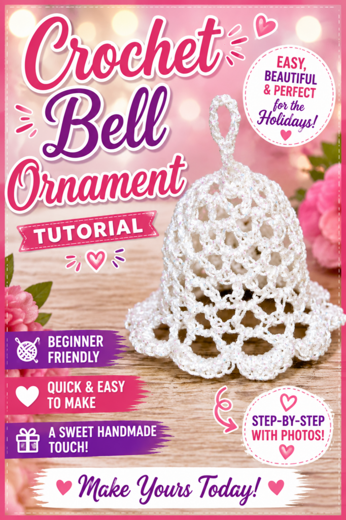 How to Crochet a Christmas Bell
