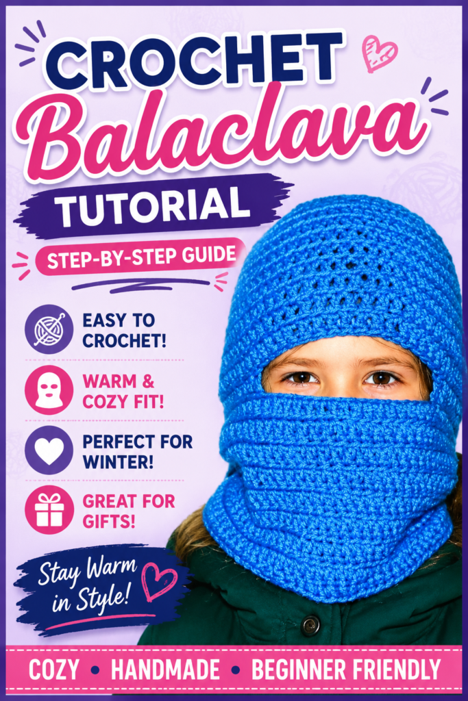 How to Crochet a Ski Mask Hat
