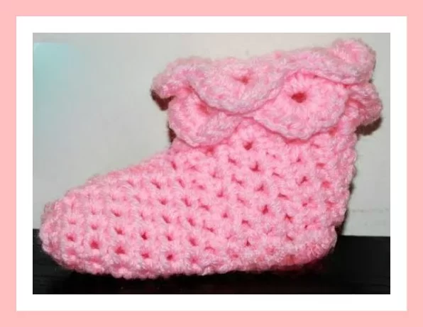 How to Crochet Crocodile Stitch Booties