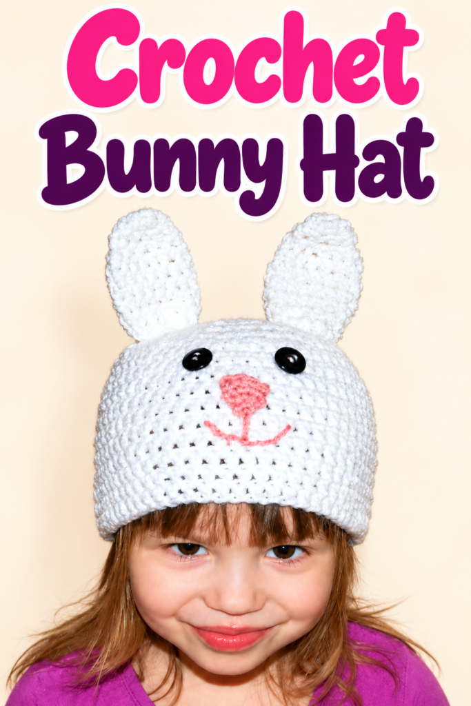 How to Crochet a Bunny Rabbit Hat
