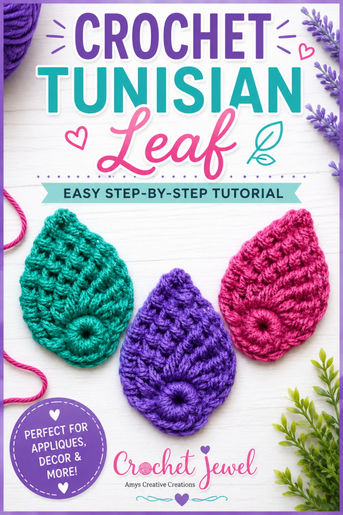 How to Crochet a Leaf