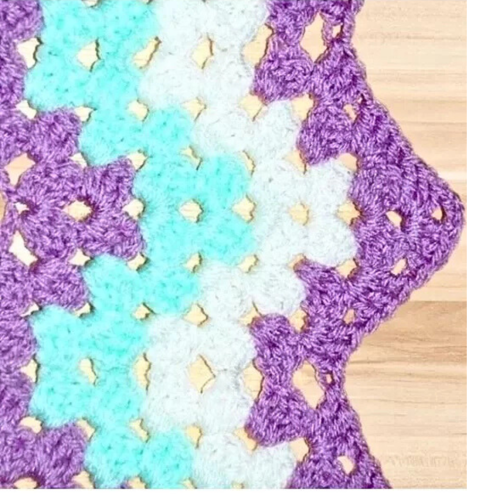 crochet a Chevron Granny Ripple Blanket