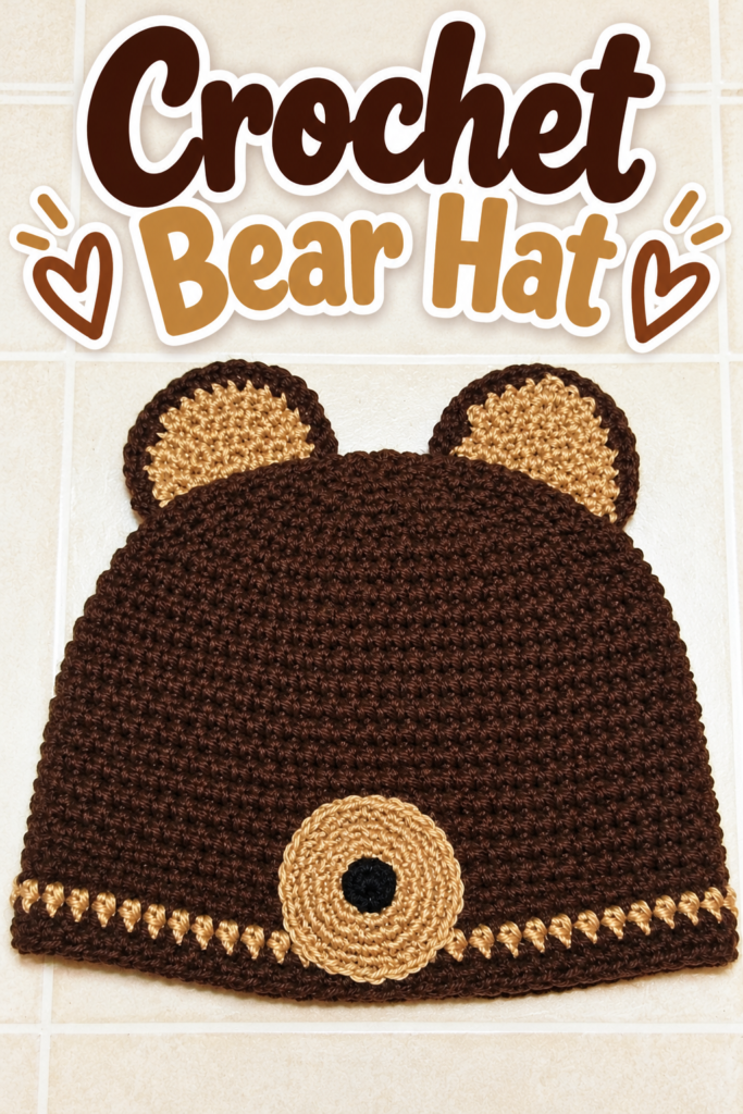 How to Crochet a Bear Hat