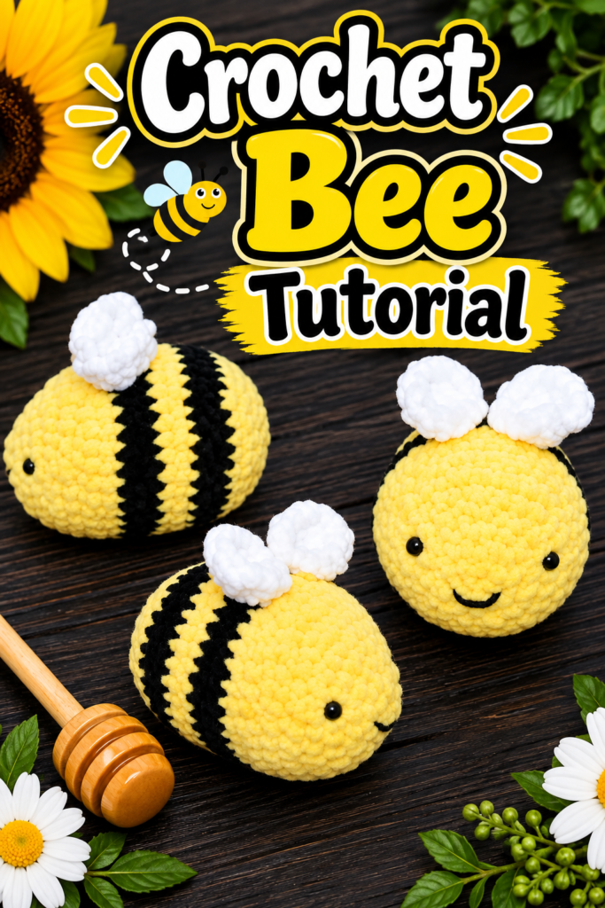 How to Crochet Honey Bee
