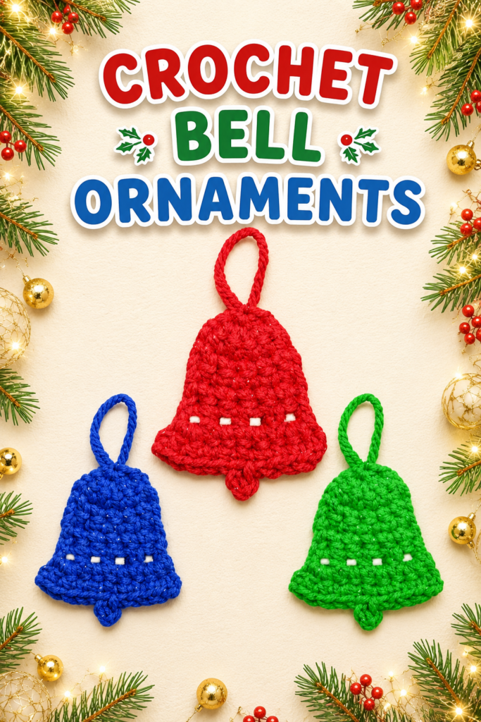 How to Crochet a Bell Ornament