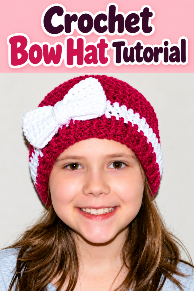 How to Crochet a Bow Hat