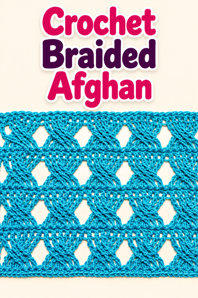How to Crochet a Braided Blanket