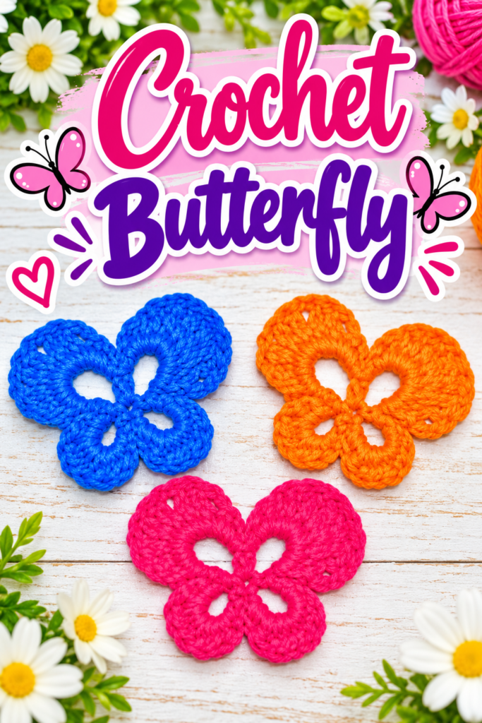 How to Crochet a Butterfly 