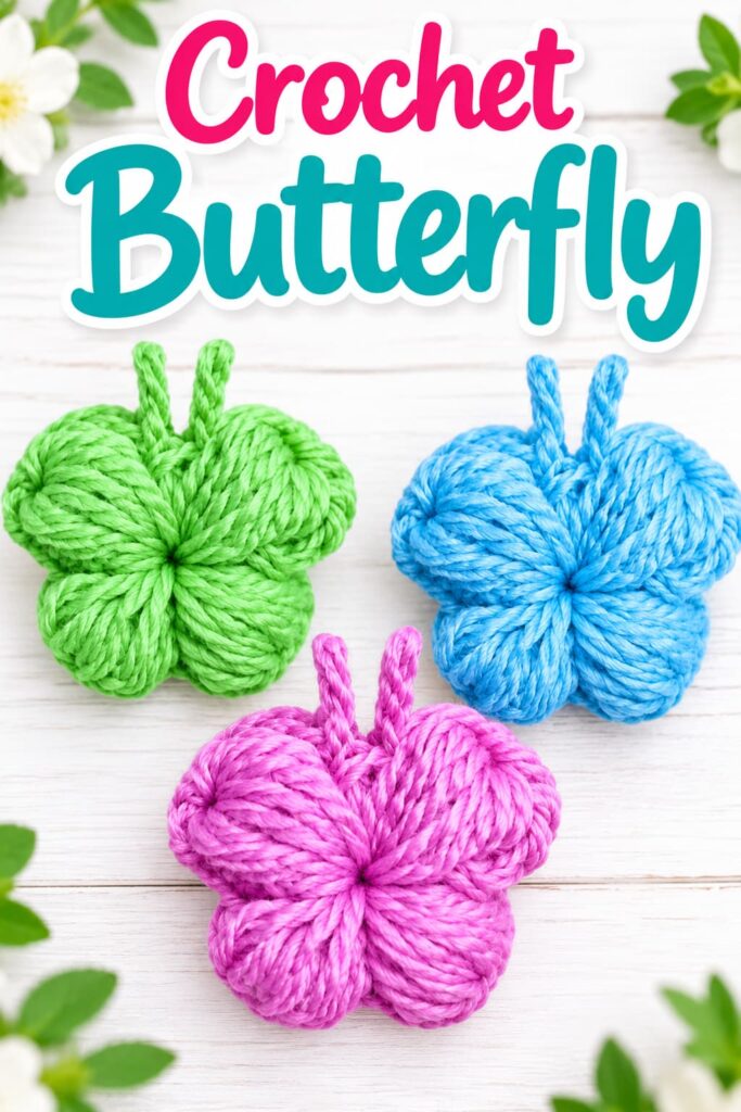 crochet butterfly