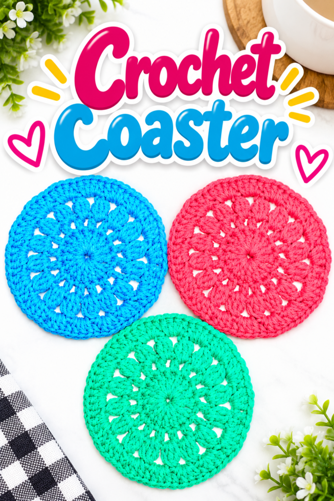 How to Crochet a Coaster