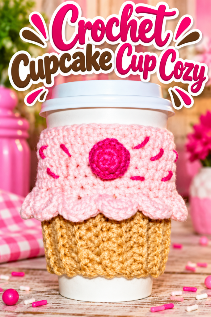 How to Crochet a Cupcake Cup Cozy
