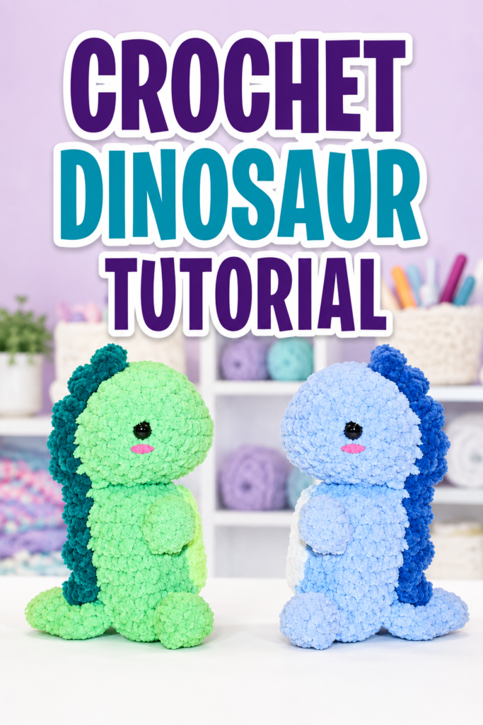 How to Crochet a Dinosaur