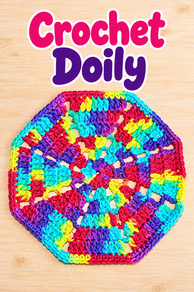 How to Crochet a Doily Coaster