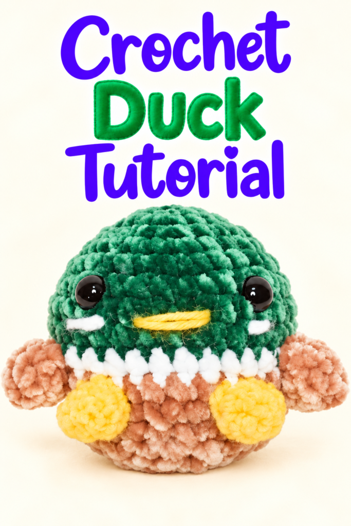 How to Crochet a Duck
