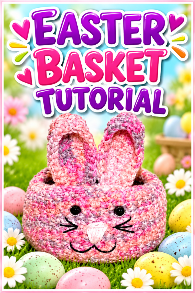 How to Crochet a Bunny Basket
