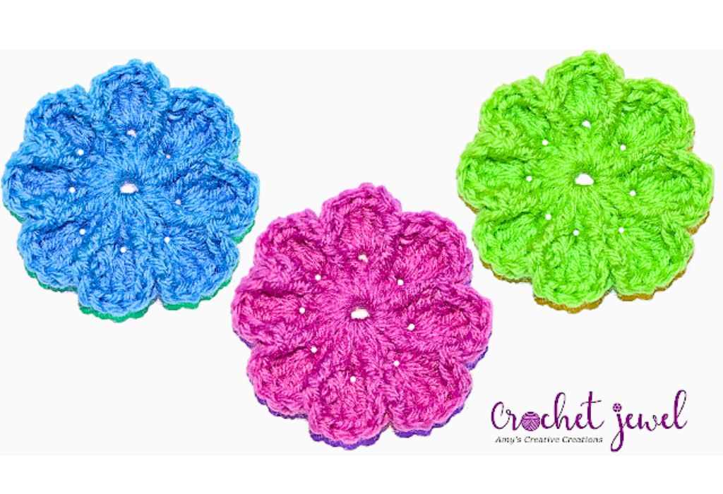 crochet flower pattern