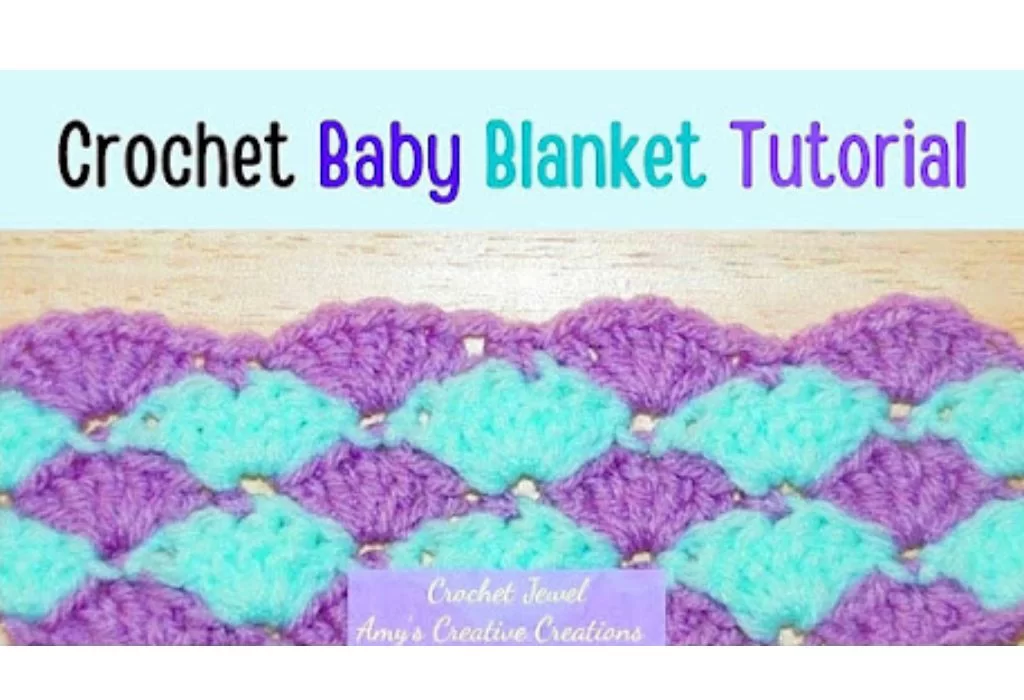 crochet shell blanket 