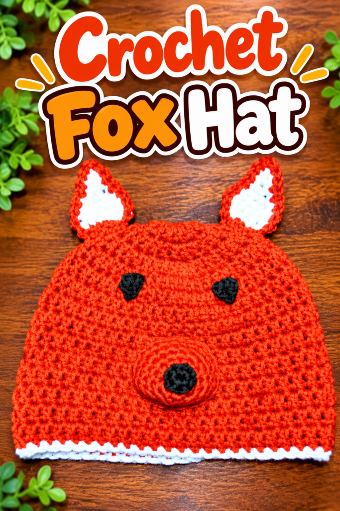 How to Crochet a Fox Hat
