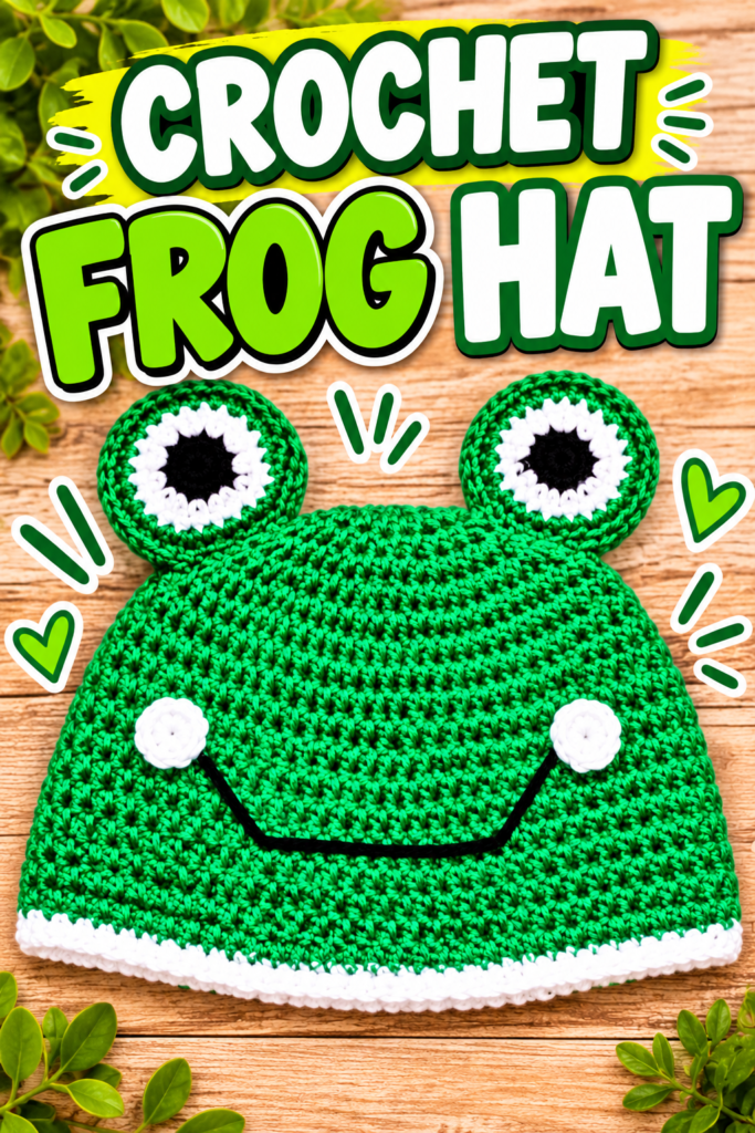 How to Crochet a Frog Beanie