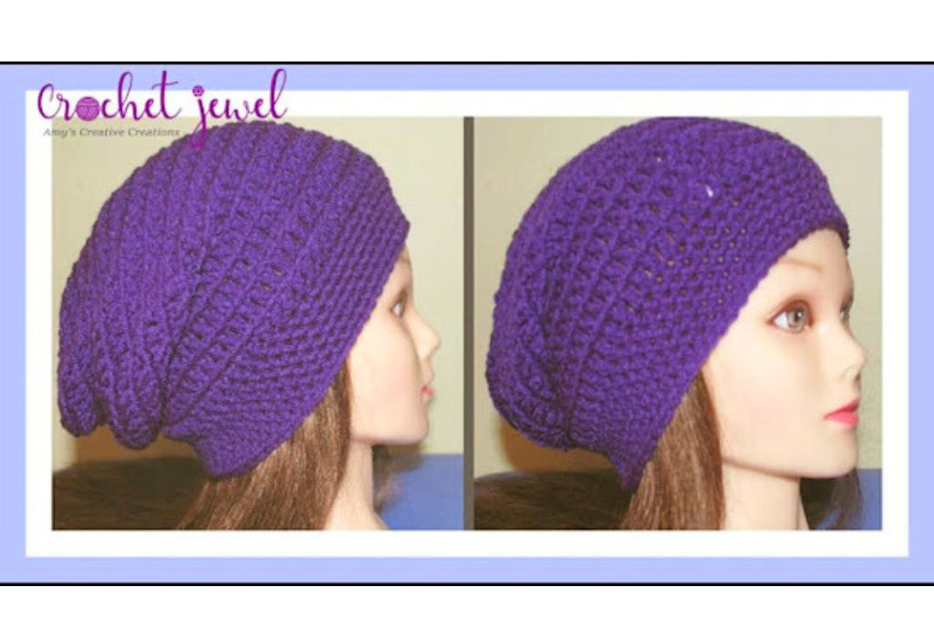 Ripples Crochet Beanie / Slouch Hat Pattern: Crochet Hat Pattern (Knit Hat  Pattern Books and Crochet Hat Pattern Books) See more