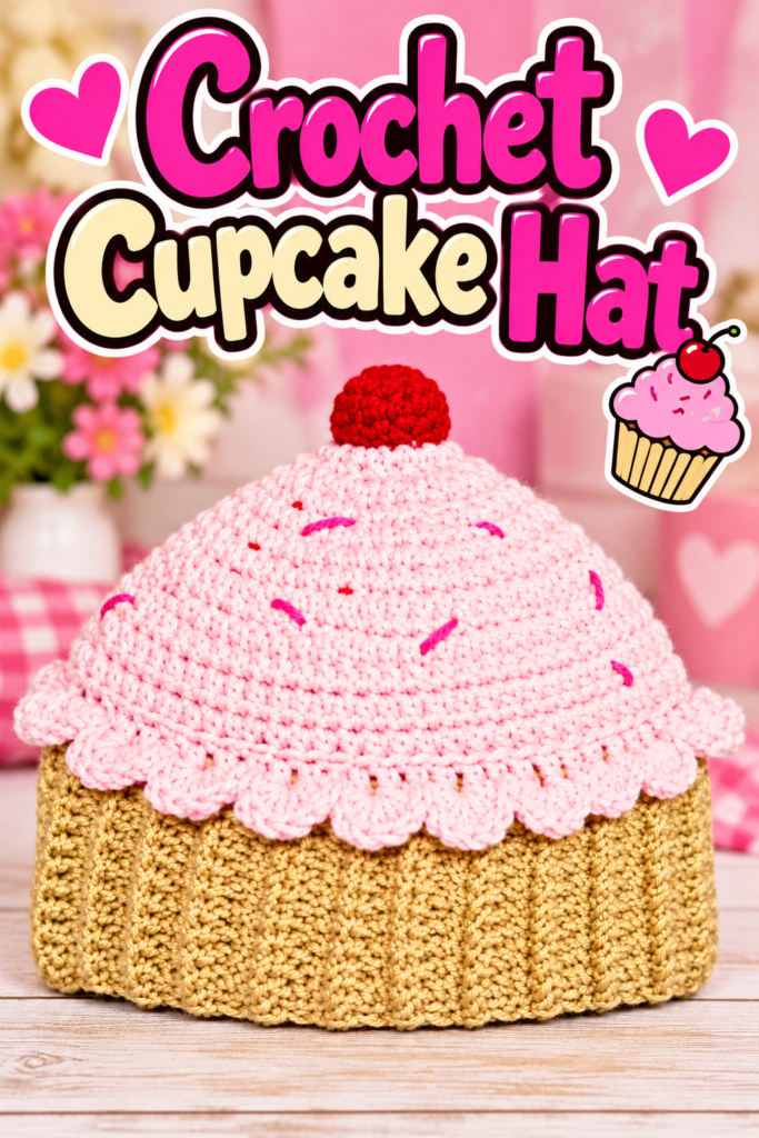 How to Crochet a Cupcake Hat