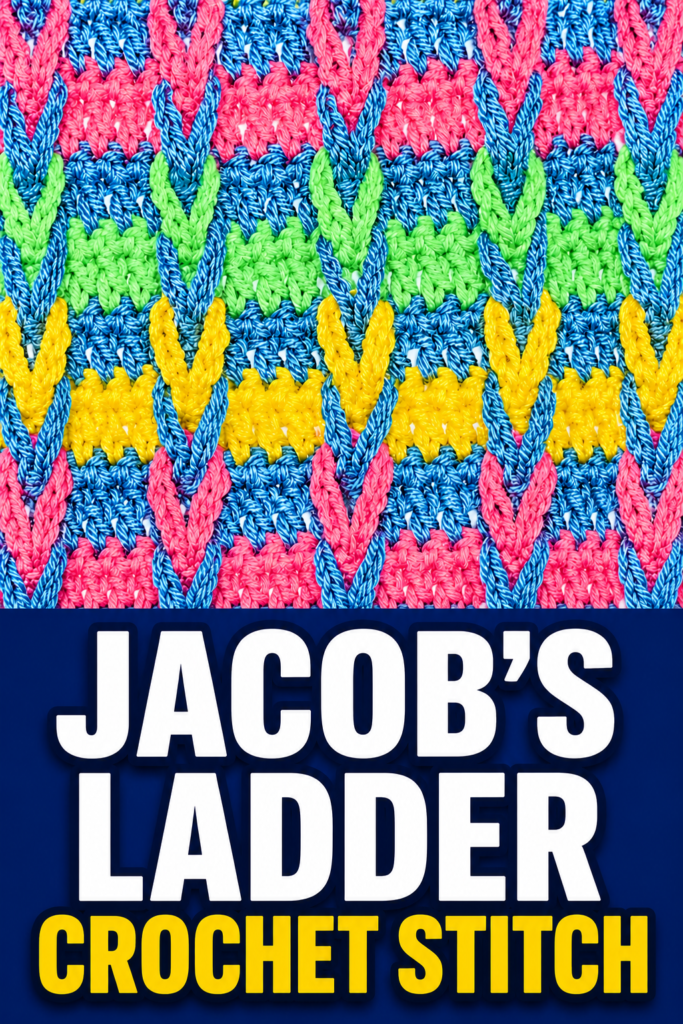 How to Crochet Jacob's Ladder Stitch