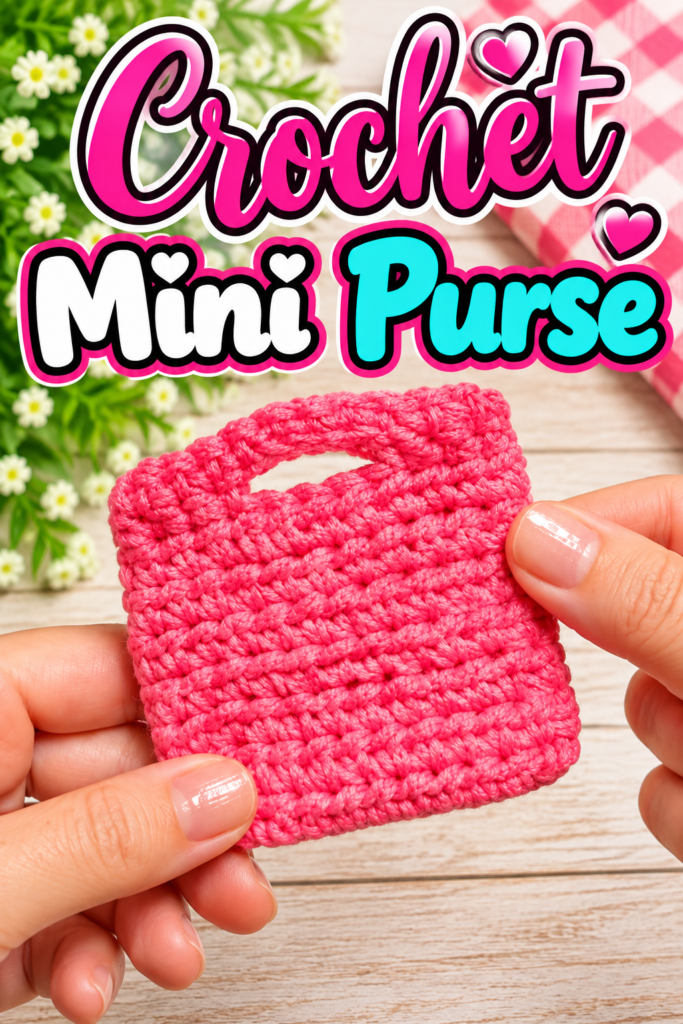 How to Crochet a Mini Purse