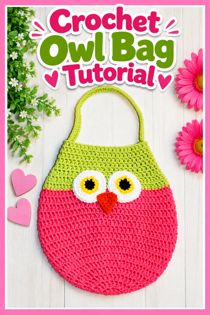 How to Crochet an Owl Bag