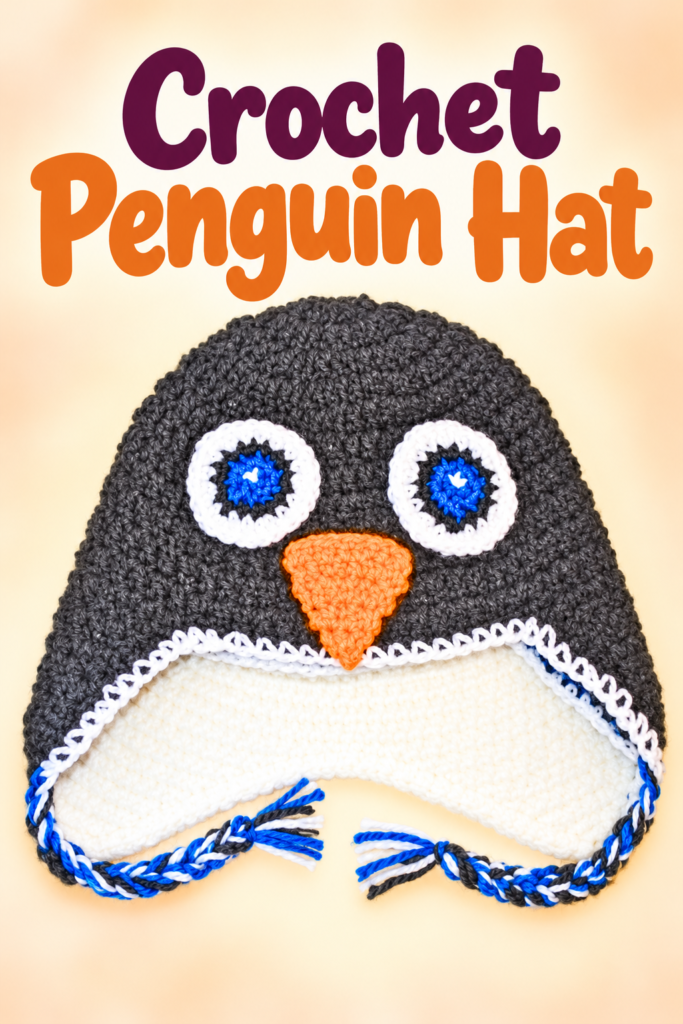 How to Crochet a Penguin Hat