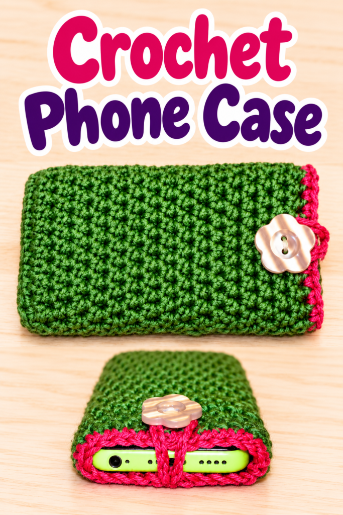 Crafting a Stylish Crochet Phone Case