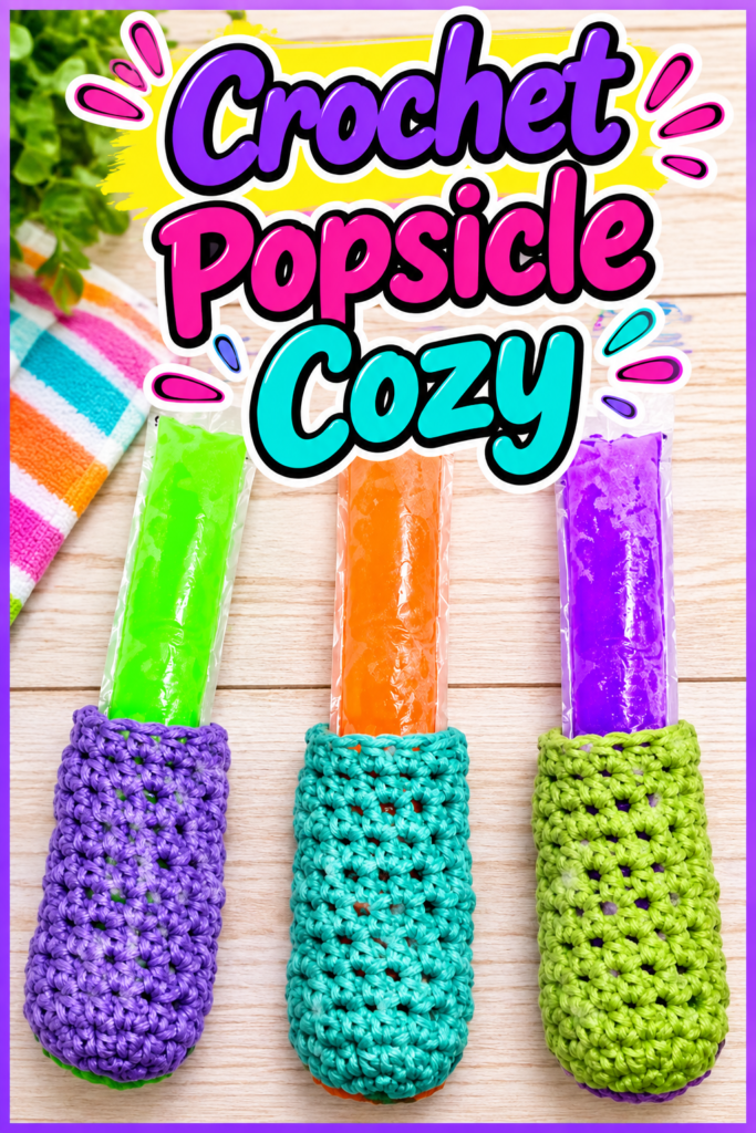 How to Crochet a Popsicle Cozy