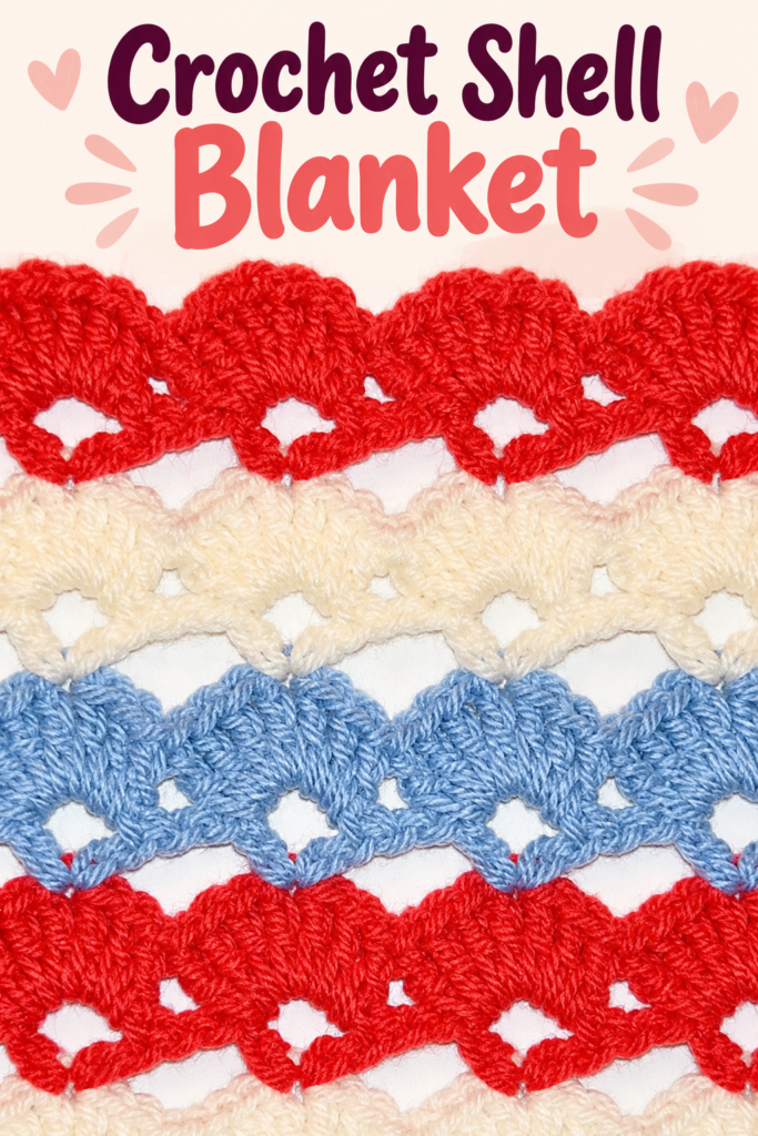 How to Crochet a Shell Blanket