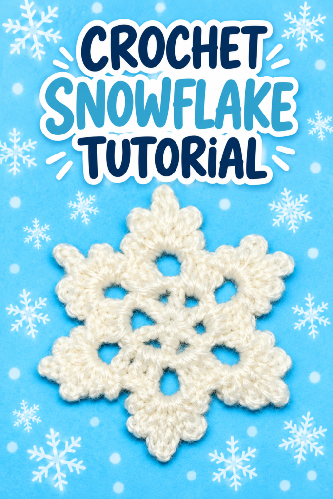 How to Crochet a Snowflake