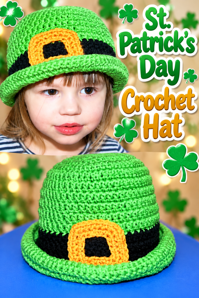 How to Crochet a St. Patrick's Day Hat