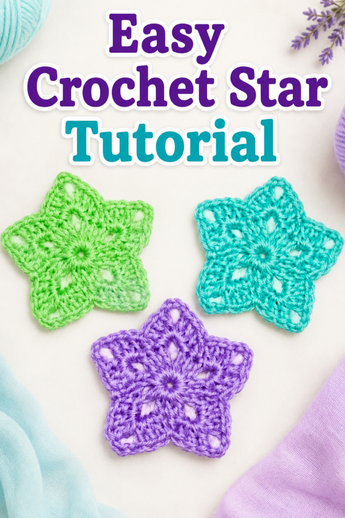 crochet star pattern