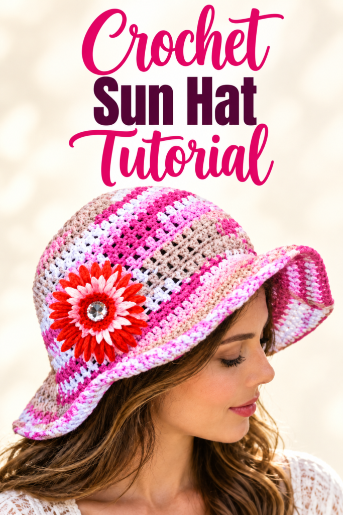 How to Crochet a Sun Hat