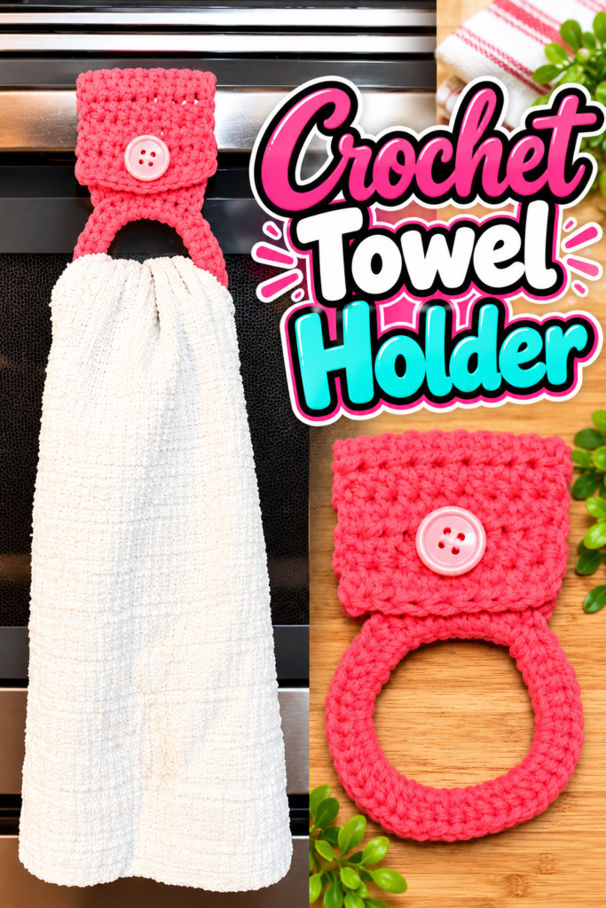 How to Crochet a Towel Holder