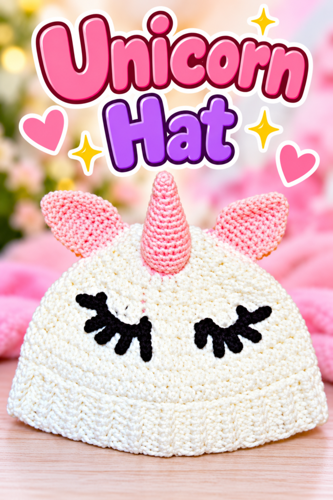 How to Crochet a Unicorn Hat