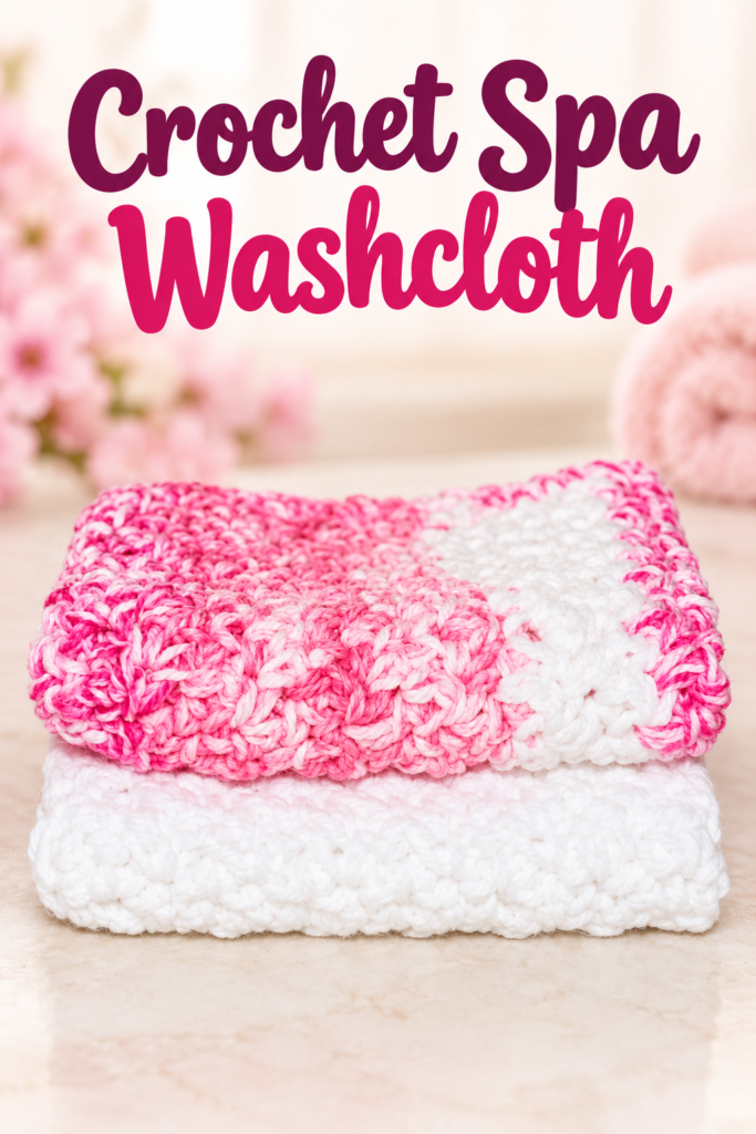 How to Crochet a Spa Washcloth