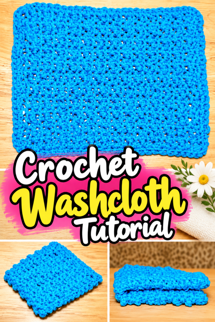 How to Crochet a Washcloth