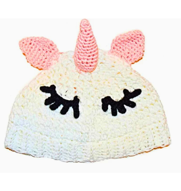 crochet unicorn hat 