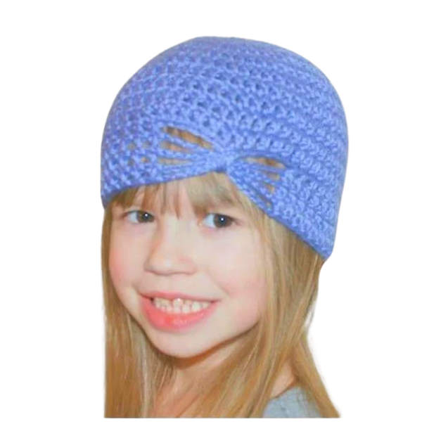 crochet butterfly hat 
