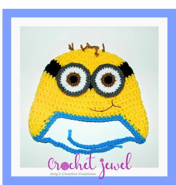crochet minion hat 
