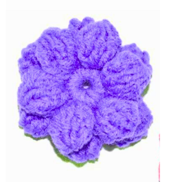 Crochet a Puff Stitch Flower