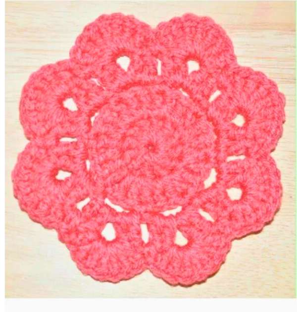 crochet coaster